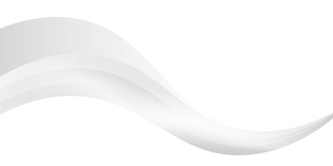 Obraz premium Vector gray line background curve element with white space for text and message design, overlapping layers, vector, modern abstract design vector. eps 10
