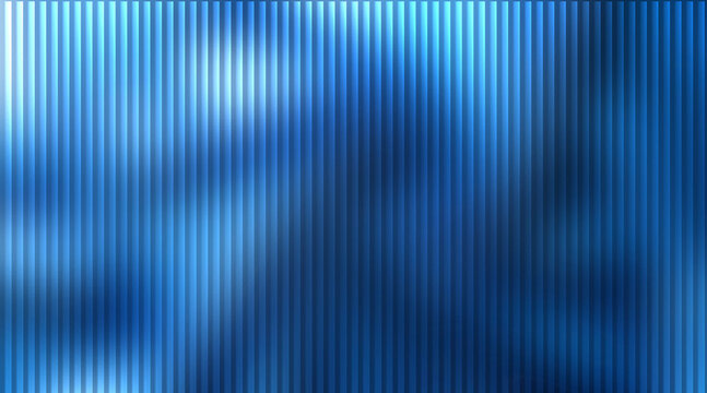 Glowing vertical metallic industrial texture with soft blue gradient