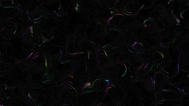 perlin flow ribbons 2d