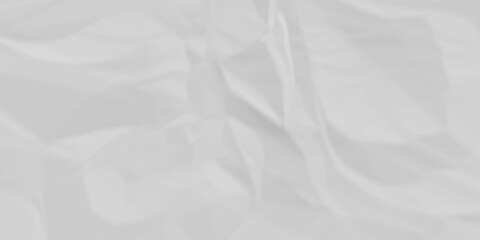 Fototapeta premium White fabric background. white crumpled paper background texture pattern overlay. wrinkled high resolution arts craft and Seamless white crumpled paper.