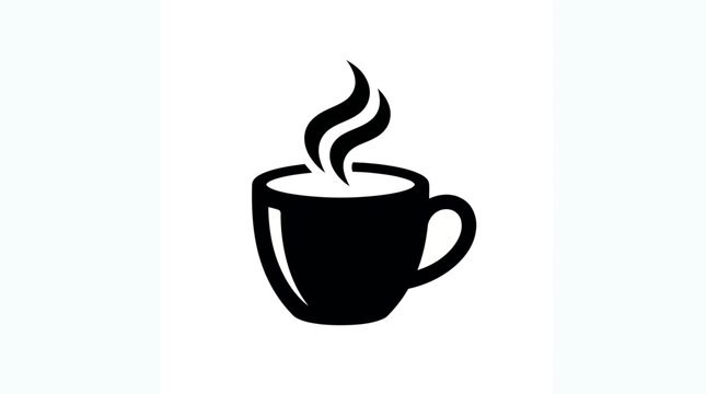 Minimalist design for a comforting hot beverage, perfect for an invigorating morning ritual or a relaxing break