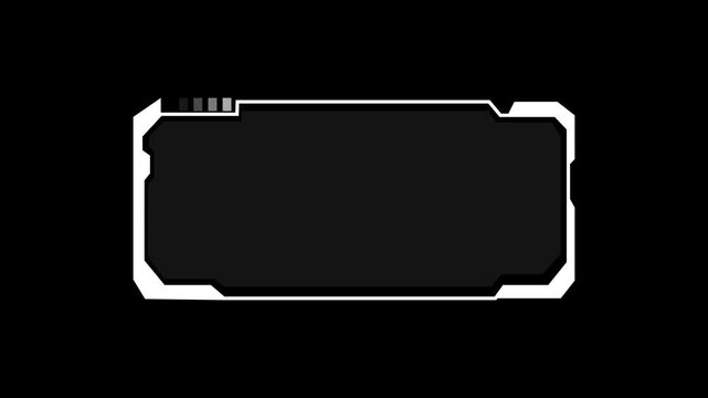 Advanced HUD frame coordinates complex database networking files. Advanced HUD frame overlays digital user interface graphics. Creative technology with professional HUD frame.