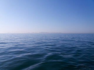 Obraz premium sea and sky and the island