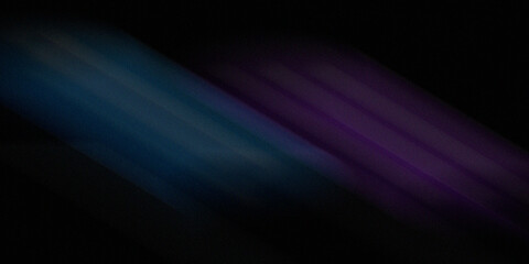 Soft blurred light trails with blue and purple hues moving across dark background creating mysterious dreamlike visual effect. © mek