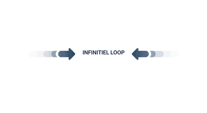 Infinite Loop Arrows Concept