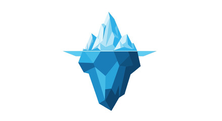Majestic Iceberg Floating in Water - Concept of Cold, Arctic, and Winter © Bawal market design