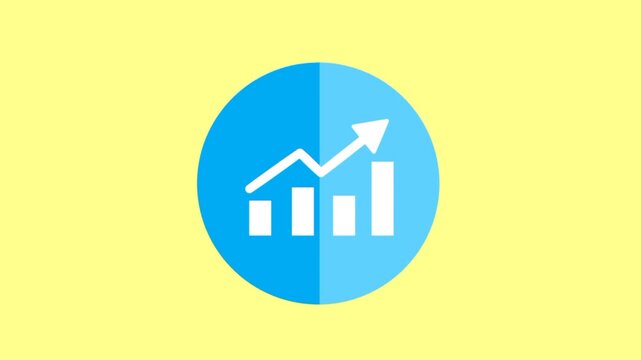 vector illustration of a graph icon