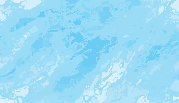 Abstract light blue liquid swirl vector illustration with soft flowing marble patterns and textured halftone effects