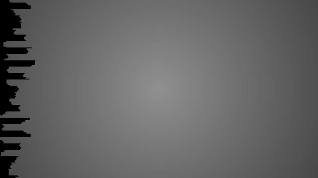 Abstract graphic animation black and gray horizontal lines pattern