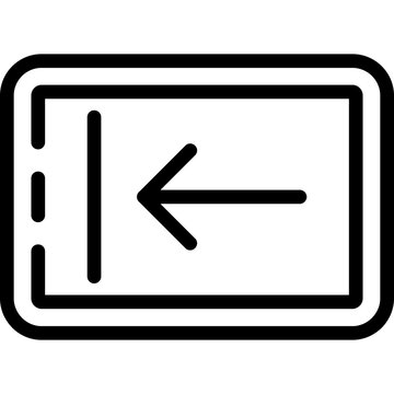 Arrow left to line Icon