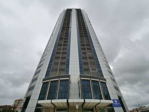 Torrepontina skycraper in Latina, Lazio, Italy