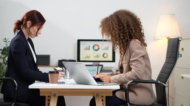 Business people meeting design ideas concept business planning at office.