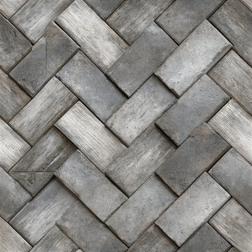 Interlocking Concrete Paver Seamless Texture