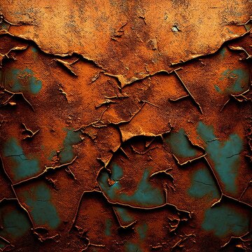 Copper Grunge Texture.