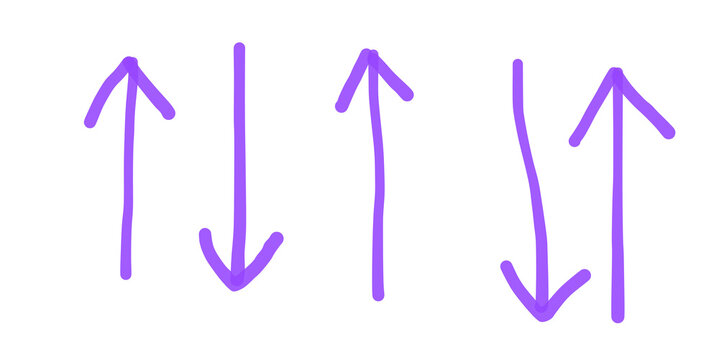 Purple marker direction arrows for training diagrams and instructions.