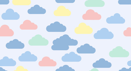 Obraz premium Colorful Clouds in the Sky.