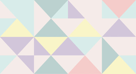 Fototapeta premium Colorful Geometric Triangle Pattern Design.