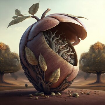 The eternal acorn that has fallen from the mother tree and started a new world that sprouted a beautiful and wonderful environment.