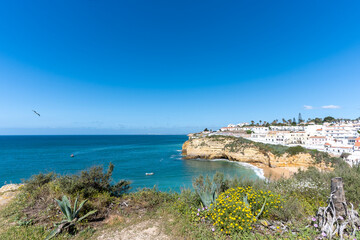 Fototapeta premium Küste an malerischem Ort an der Algarve.