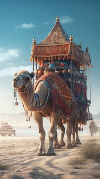 A historic trade route stretching across vast terrain.