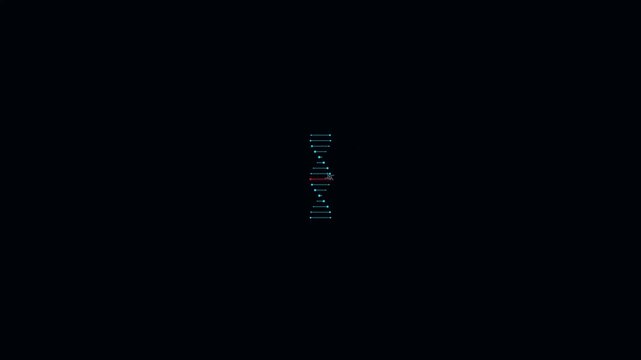 Glowing Blue Code Interface.
