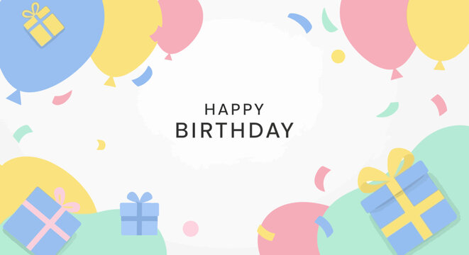 Happy Birthday Celebration.