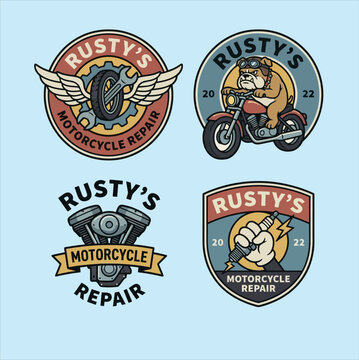 set logo motociclette 01