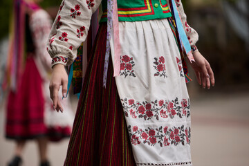 Obraz premium Traditional Ukrainian embroidered clothing – Vyshyvanka