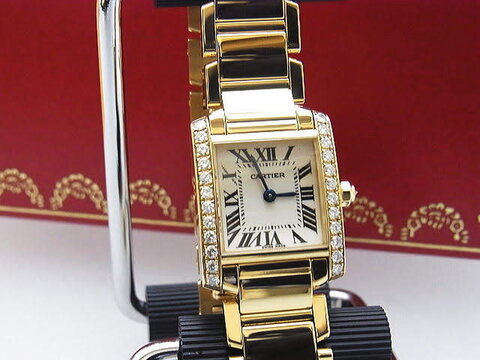 【CARTIER】カルティエ_タンクフランセーズ_WE1001R8 _高級な腕時計
