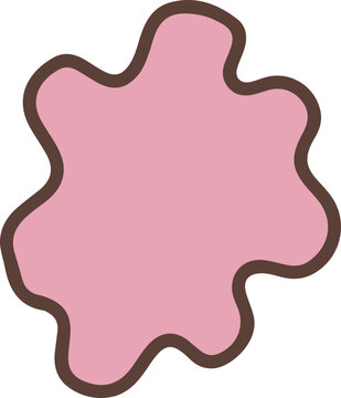 Lumpy Amoeba Outline Shape