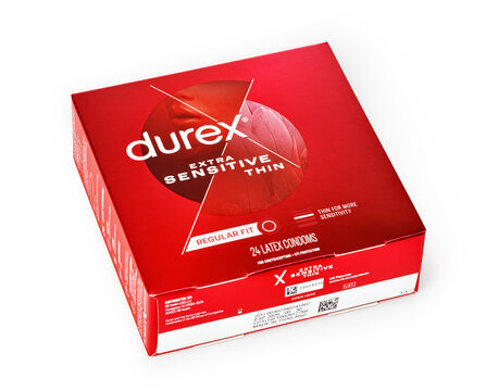 Durex extra sensitive thin condoms box