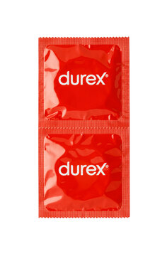 Durex condom packets offering sexual health protection