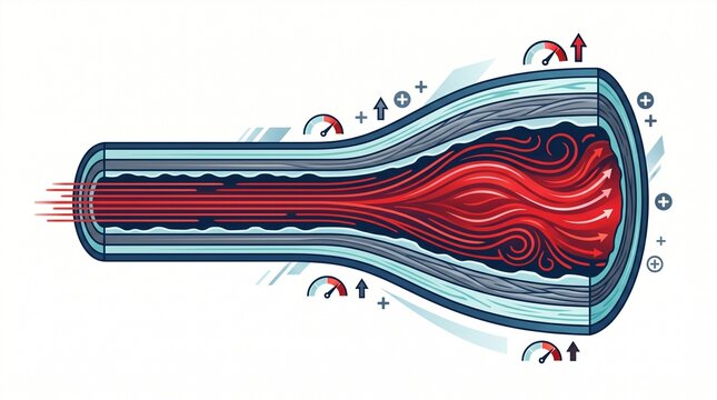 Arterial Pressure And Hypertension Medical Illustration