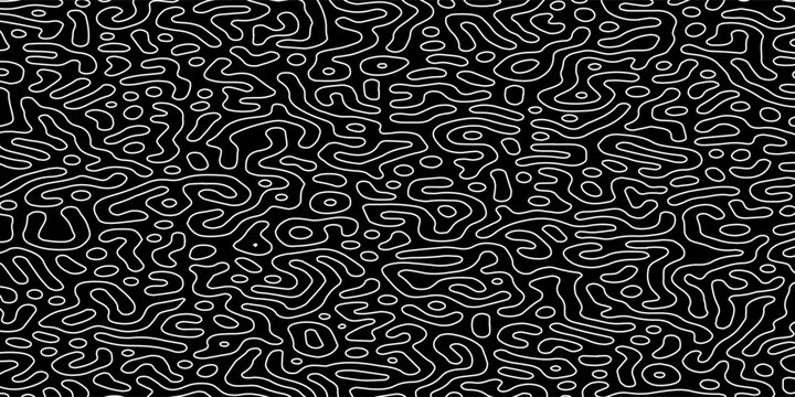 Vector abstract seamless turing pattern, endless texture, fabric print template.
