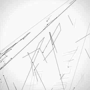 Creative Wire Pyramid Illustration