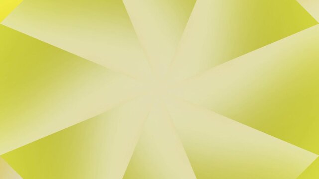Vibrant yellow gradient starburst pattern fills the screen
