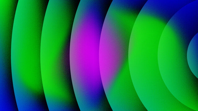 Abstract colorful background with green lines and futuristic digital wave patterns creating a vibrant vector art illustration wallpaper