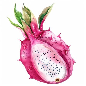 Dragon fruit produce blossom flower.