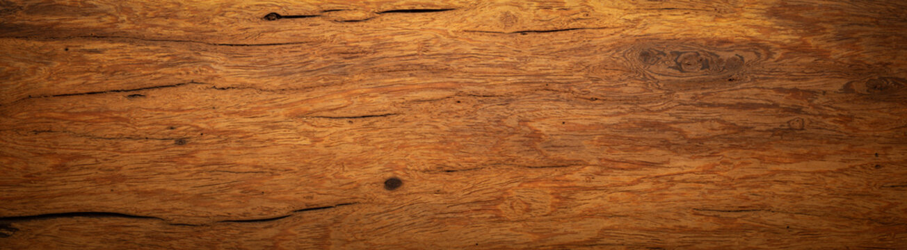 wood texture background. Extra-long wooden plank background with natural texture.