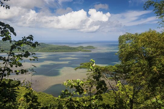 Overlooking the island of Pohnpei, Micronesia