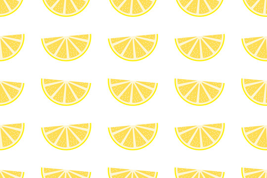 lemon slice pattern background. seamless pattern of lemons. Tropical seamless pattern.