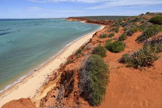 Landscape near Cape Per&oacute;n, Fran&ccedil;ois P&eacute;ron National Park, near Denham, Shark Bay, State of Western Australia, Australia