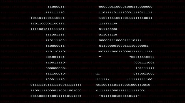 02 Number name in Binary Code Pattern. Binary numbers base background. Digital technology.