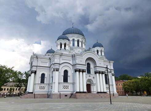 Majestic Kaunas Sobor in Lithuania