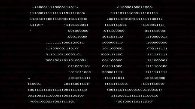 30 Number name in Binary Code Pattern. Binary numbers base background. Digital technology.