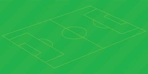 Abstract soccer field background for the 2026 World Championship tournament. Vector illustration of a modern sports stadium. © HOSEN