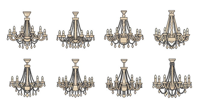 Elegant Chandelier Collection: Classic Crystal Lighting Designs