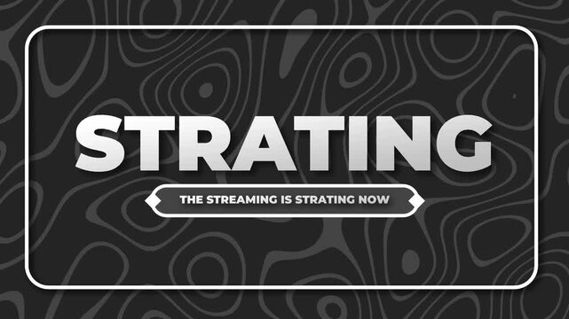 Modern Twitch Stream Starting Soon Overlay for Gaming Live Broadcasts.