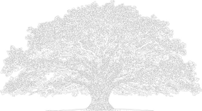 Pixel art tree with pixelated background