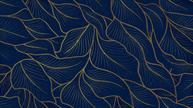 seamless pattern of flowing organic shapes on navy blue background forms abstract design vector art graphic element decorative motif artistic modern